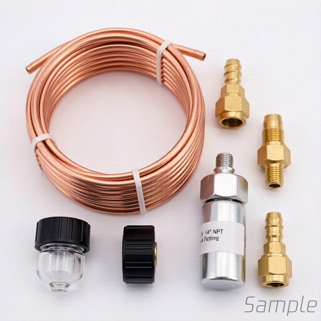 Copper Tubing & Fittings Kit
